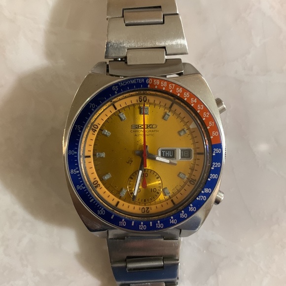 Seiko 6139 vintage “Pouge” - Picture 4 of 10